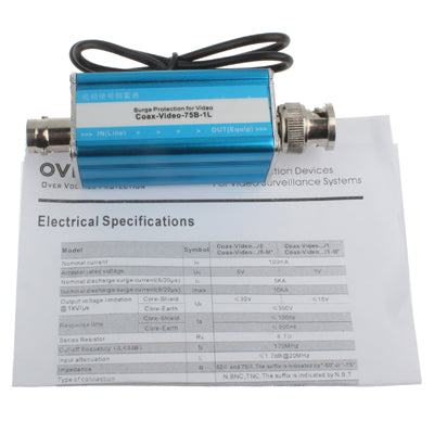 Male to Female BNC Interface Video CCTV Surge Arrester, CCTV Surge Arrester Male to Female BNC Interface Video CCTV Surge Arrester, CCTV Surge Arrester